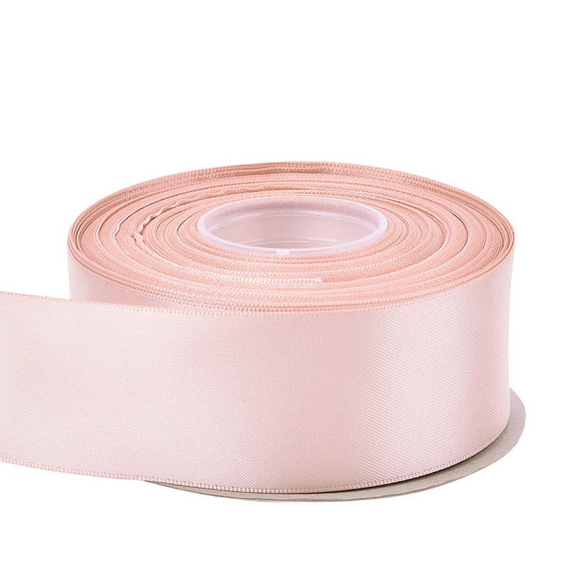 Ribest 1-1/2 inch 25 Yards Solid Double Face Satin Ribbon Per Roll for DIY Hair Accessories Scrapbooking Gift Packaging Party Decoration Wedding Flowers Vanila - Image 4